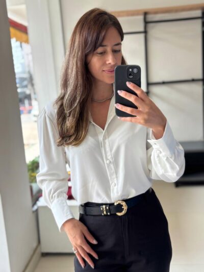 Camisa off white coleção AZAYA